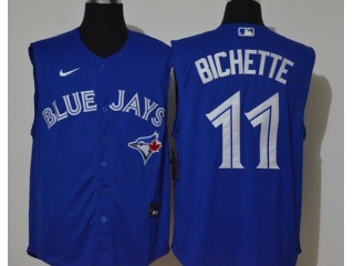 Nike Toronto Blue Jays #11 Bo Bichette Vest Jersey Blue