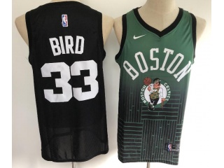 Boston Celtics #33 Larry Bird Fashion Jersey Green