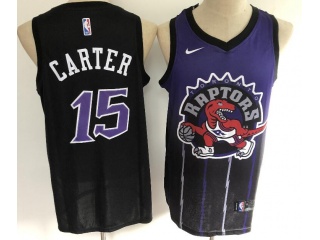 Toronto Raptors #15 Vince Carter Fashion Jersey Purple