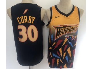 Golden State Warriors #30 Stephen Curry Fashion Jersey Yellow