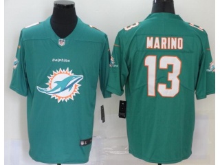 Miami Dolphins #13 Dan Marino Big Logo Limited Jersey Green