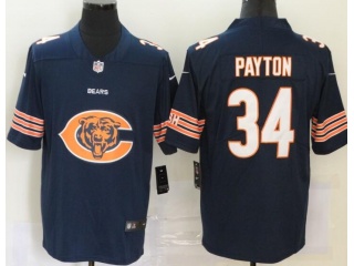 Chicago Bears #34 Walter Payton Big Logo Limited Jersey Blue