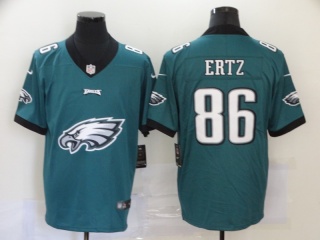 Philadelphia Eagles #86 Zach Ertz Big Logo Limited Jersey Green