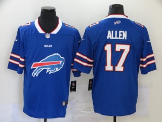 Buffalo Bills #17 Josh Allen Logo Limited Jersey Blue