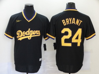 Nike Los Angeles Dodgers #24 Kobe Bryant Jersey Black