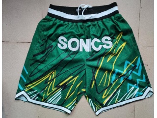 Seattle SuperSonics Lighting Just Don Shorts Green