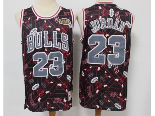 Chicago Bulls #23 Michael Jordan HWC Tear Up Pack Swingman Jersey Black