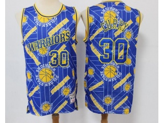 Golden State Warriors #30 Stephen Curry HWC Tear Up Pack Swingman Jersey Blue