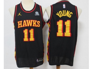 Nike Atlanta Hawks #11 Trae Young 2020 Jersey Black