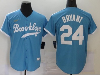 Nike Los Angeles Dodgers #24 Kobe Bryant Brooklyn Jersey Blue