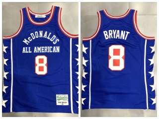 McDonald's All American #8 Kobe Bryant Jersey Blue
