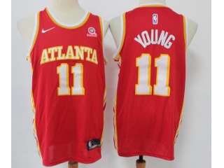 Nike Atlanta Hawks #11 Trae Young 2020 Jersey Red