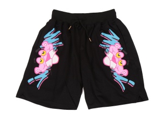 Miami Heat Vice Nights Pink Panther Throwback Shorts Black