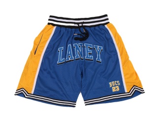 Laney High School Michael Jordan Throwback Shorts Blue