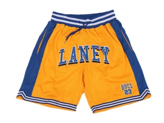 Laney High School Michael Jordan Throwback Shorts Yellow
