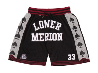 Lower Merion 33 Kobe Bryant Throwback Shorts Black