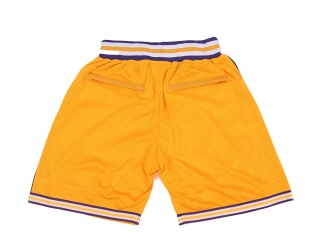 Lower Merion 33 Kobe Bryant Throwback Shorts Yellow