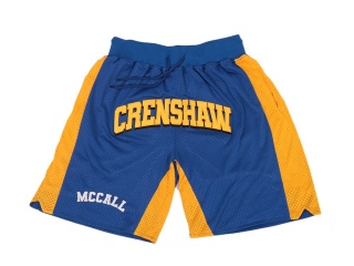 Crenshaw High School Quincy McCall Throwback Shorts Blue