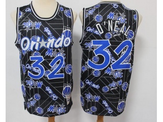 Orlando Magic #32 Shaquille O'Neal Hwc Tear Up Pack Swingman Jersey Black