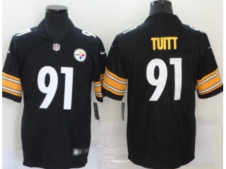 Pittsburgh Steelers #91 Stephon Tuitt Limited Jersey Black