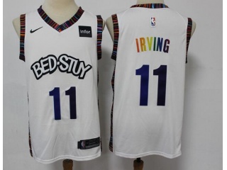 Nike Brooklyn Nets #11 Kyrie Irving 2020 City Jersey White