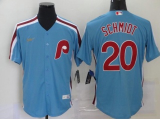 Nike Philadelphia Phillies #20 Mike Schmidt Throwback Jersey Blue