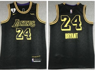 Los Angeles Lakers #24 Kobe Bryant 2020 City Jersey Black