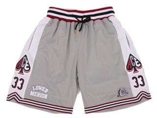 Lower Merion 33 Kobe Bryant Throwback Shorts Gray