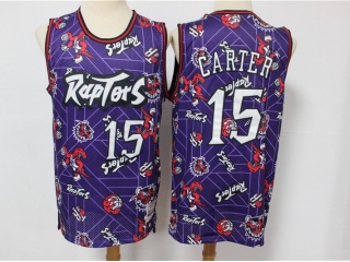 Toronto Raptors #15 Vince Carter Hwc Tear Up Pack Swingman Jersey Purple