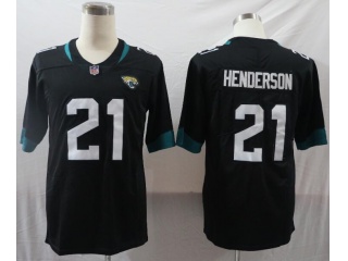 Jacksonville Jaguars 21 CJ Henderson Vapor Limited Jersey Black