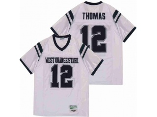 Earl Thomas 12 High School Football Jersey White