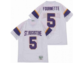 Leonard Fournette 5 High School Football Jersey White