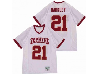 Saquon Barkley 21 Zephyrs High School Football Jersey White