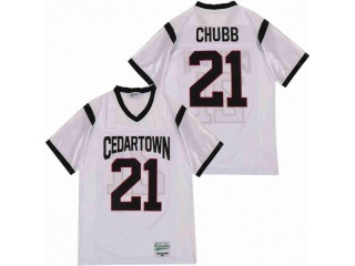 Nick Chubb 21 Crdartown High School Football Jersey White