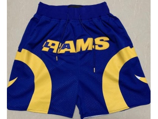 Los Angeles Rams Just Don Shorts Blue