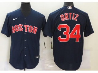 Nike Boston Red Sox #34 David Ortiz Cool Base Jersey Blue 