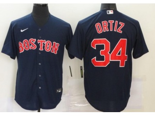 Nike Boston Red Sox #34 David Ortiz Cool Base Jersey Blue