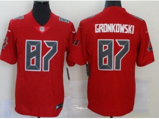 Tampa Bay Buccaneers #87 Rob Gronkowski Color Rush Jersey  Red