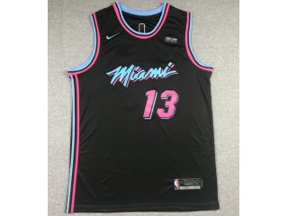 Nike Miami Heat #13 Bam Adebayo Jersey Black City