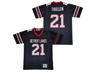 Adam Thielen 21 Detroit Lakes High School Football Jersey Black