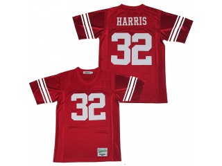 Franco Harris 32 Rancocas Valley Regional High School Football Jersey Red