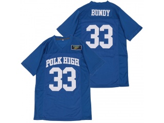 Al Bundy 33 Polk High Football Jersey Blue