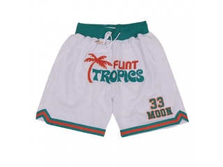 Flint Tropics Throwback Short White