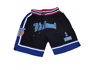 Space Jam 1 Bugs Throwback Shorts Black