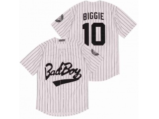 Bad Boy 10 Movie Baseball Jersey White