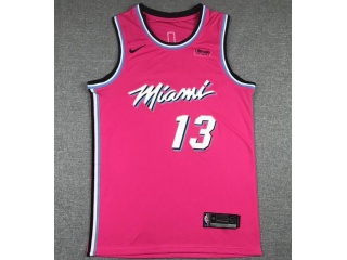 Nike Miami Heat #13 Bam Adebayo Jersey Pink