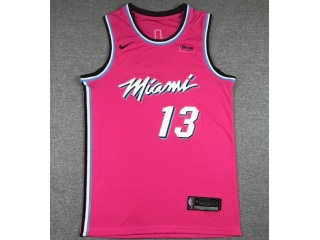 Nike Miami Heat #13 Bam Adebayo Jersey Pink 