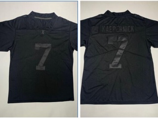 San Francisco 49ers #7 Colin Kaepernick 2020 Jersey Black