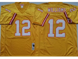 Tampa Bay Buccaneers #12 Doug Williams Throwback Jersey Yellow