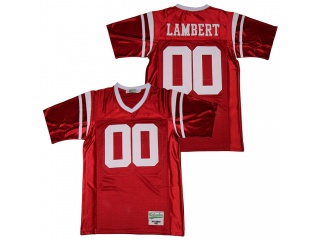 Jack Lambert 00 High School Football Jersey Red
